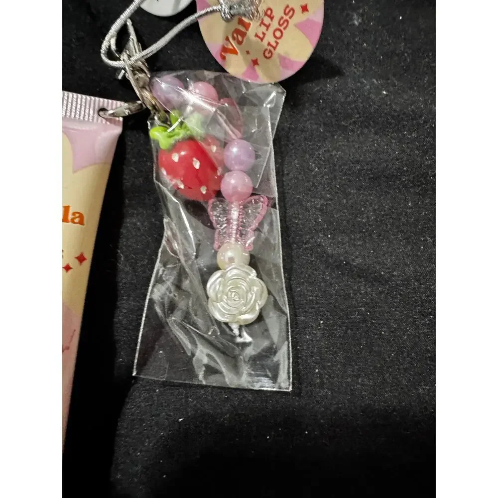 NWT Vanilla Lip Gloss With Charm
